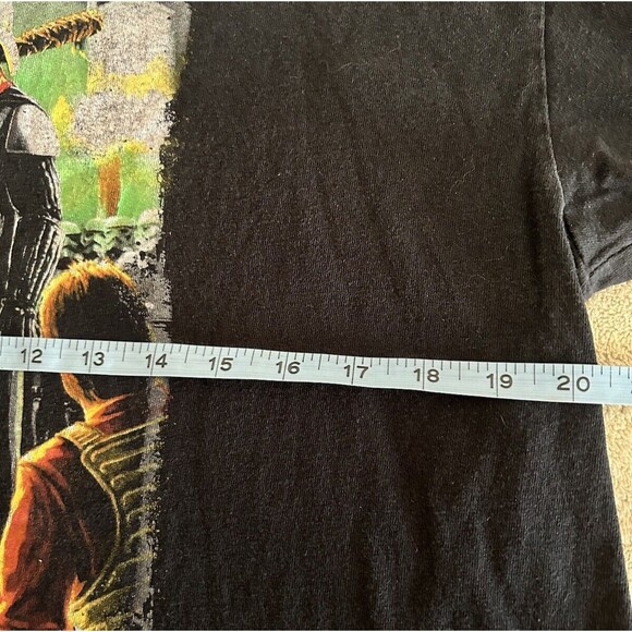 Darth Vader Men's Large Negan Walking Dead Star Wars Crossover Black T-shirt - Picture 4 of 4